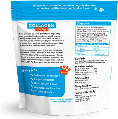 Collagen Dog Supplement, 7.4-oz bag