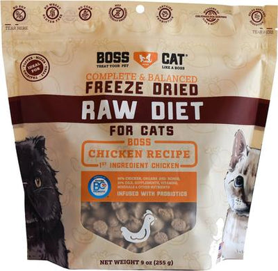 Complete & Balanced Raw Diet Chicken Recipe Freeze-Dried Cat Food, 9-oz bag