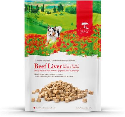 Mini Trainers Beef Liver Freeze-Dried Dog Treats, 3.7-oz bag