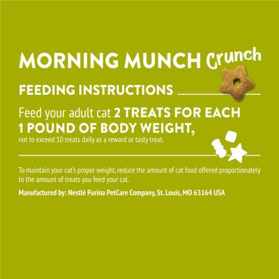 Party Mix Morning Munch Crunch Flavor Crunchy Cat Treats, 2.1-oz bag