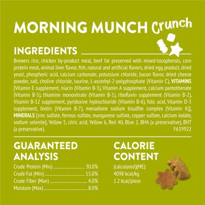 Party Mix Morning Munch Crunch Flavor Crunchy Cat Treats, 2.1-oz bag