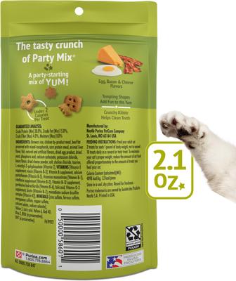 Party Mix Morning Munch Crunch Flavor Crunchy Cat Treats, 2.1-oz bag