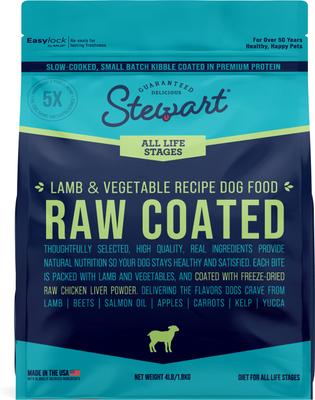 Raw Coated Lamb Limited-Ingredient Adult Freeze-Dried Dog Food, 10-lb bag
