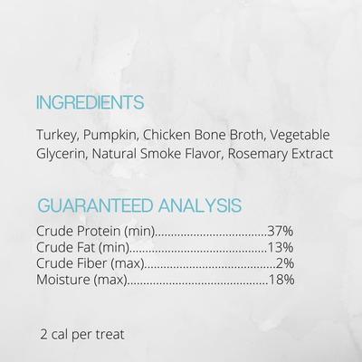 Tiny Loves Turkey & Pumpkin with Bone Broth Flavored Jerky Dog Treats, 6-oz pouch, 1 count