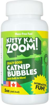 Bubbles with Built-In Wand Catnip Liquid, 5-fl oz bottle