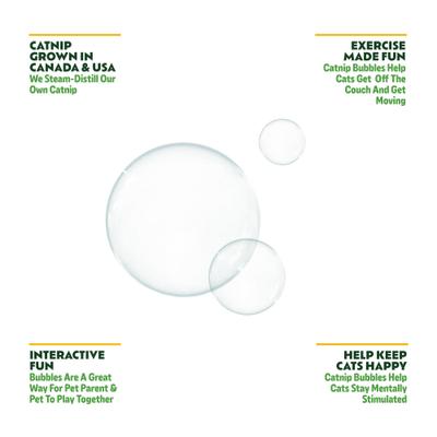 Bubbles with Built-In Wand Catnip Liquid, 5-fl oz bottle