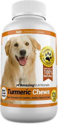 Turmeric Chews Daily Dog Supplement, 120 count