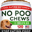 No Poo & Coprophagia Stool Eating Deterrent Gut Health & Immune Support Chew Supplement for Dogs, 240 count