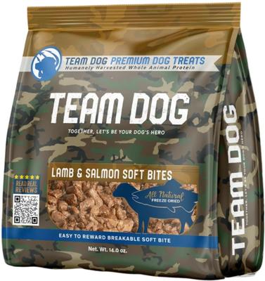 Golosinas liofilizadas para perros de cordero y salmón, bolsa de 355 g