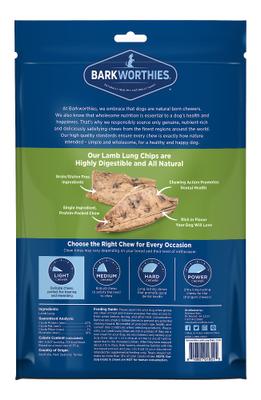Lamb Lung Dehydrated Dog Treats, 12-oz bag