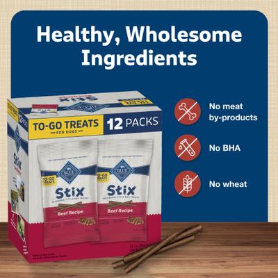 To-Go Stix Beef Recipe Mini Dog Treats, 12 count
