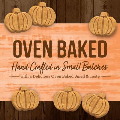 Oven Baked Pumpkin Patch with Real Pumpkin Dog Treats, 11-oz bag