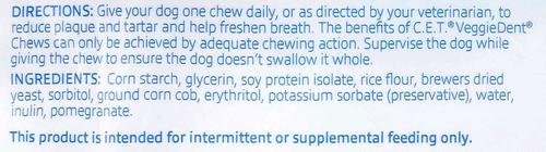 Bundle: Virbac C.E.T. VeggieDent Fr3sh Tartar Control Chews + Benebone Multipack Durable Chew Toy for Dogs