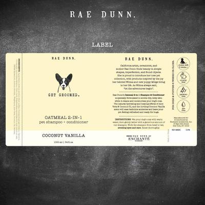 Get Groomed. Oatmeal 2-in-1 Dog Shampoo & Conditioner, 1000-mL bottle, 2 count