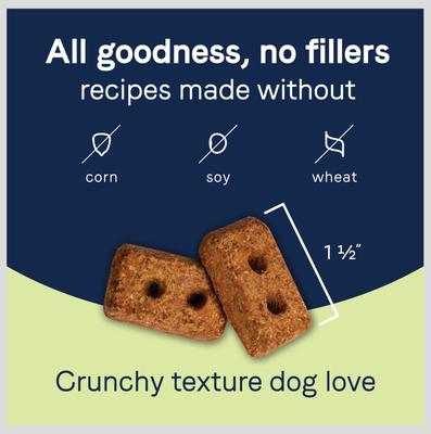 Grain-Free PURE Heaven Biscuits with Duck & Chickpeas Crunchy Dog Treats, 11-oz bag