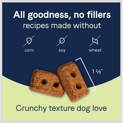 Galletas crujientes para perros PURE Heaven sin cereales con pato y garbanzos, bolsa de 325 g