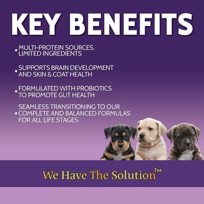 Alimento seco para perros Puppy Formula, bolsa de 4 lb