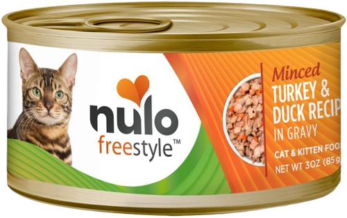 Bundle: Nulo Freestyle Turkey & Duck in Gravy + Freestyle Turkey & Halibut in Gravy Canned Cat Food