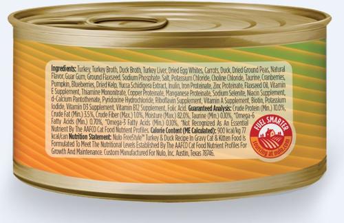 Bundle: Nulo Freestyle Turkey & Duck in Gravy + Freestyle Turkey & Halibut in Gravy Canned Cat Food