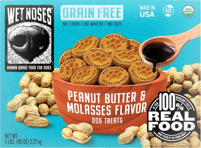 Grain-Free Peanut Butter & Molasses Flavor Dog Treats, 5-lb box
