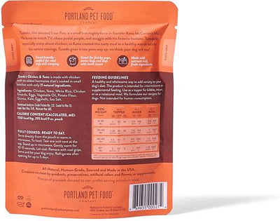 Tuxedo's Chicken & Yams Homestyle Wet Dog Food Topper, 9-oz pouch, case of 4