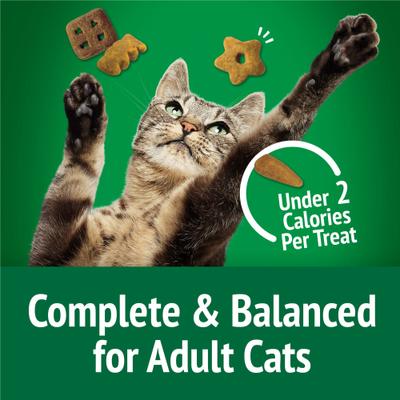 Party Mix Picnic Crunch Flavor Crunchy Cat Treats, 2.1-oz bag