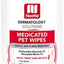 Medicated Antimicrobial Dog Ear & Skin Wipes, 70 count