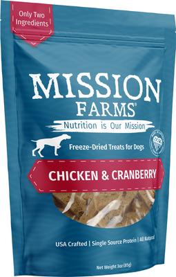 Chicken & Cranberry Adult Freeze-Dried Dog Treats, 3-oz bag