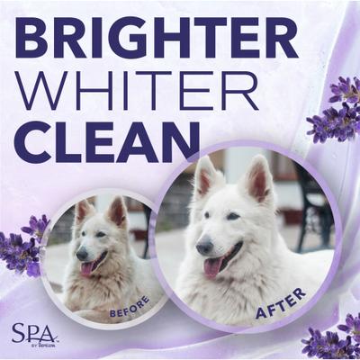 Spa White Coat Dog & Cat Shampoo, Luxurious Lavender Scent, 1-gal bottle