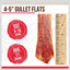 Gullet Flats Beef Flavored 4 to 5-in Dog Chews, 14-oz pouch