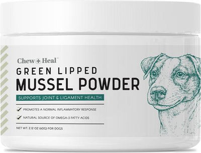 Green Lipped Mussel Powder Joint & Ligament Health Supplement for Dogs & Cats, 2-oz jar