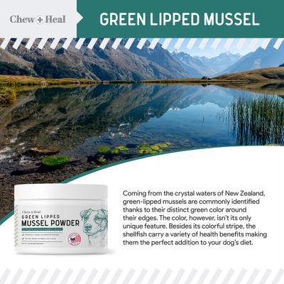 Green Lipped Mussel Powder Joint & Ligament Health Supplement for Dogs & Cats, 2-oz jar
