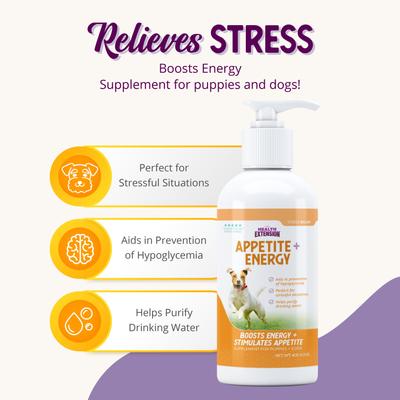 Stress Relief Dog Supplement, 8-fl oz bottle