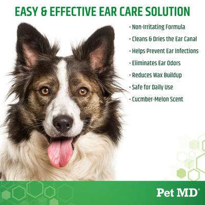 Otic Clean Cucumber Melon Scent Dog & Cat Ear Cleanser, 8-fl oz bottle