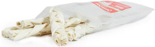 7-8-inch Braided Rawhide Beef Flavor Dental Dog Chews, 8 count