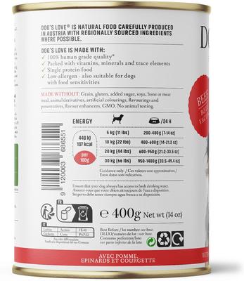 Super Premium Natural Single Protein Limited Ingredient Adult Classic Beef Canned Dog Food, 14.1-oz can, 6 count