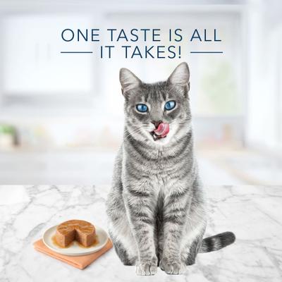 Tastefuls Natural Pate Ocean Fish & Tuna Entree Wet Cat Food, 3-oz can, case of 12