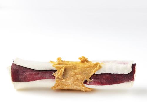 4-inch Triple Roll Chicken, Beef, & Pork Flavored Rawhide Dog Chews, 8 count