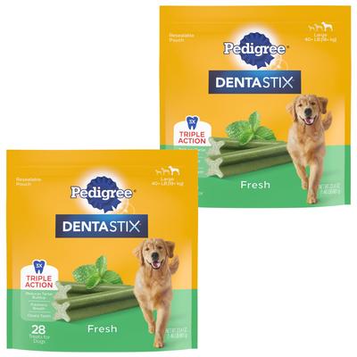 Dentastix Bacon Flavor Large Dental Dog Treats, 64 count