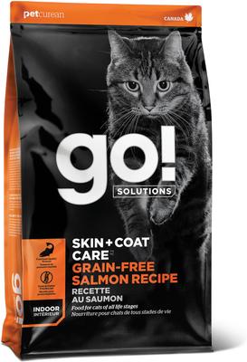 Skin + Coat Care Grain-Free Salmon Recipe Dry Cat Food, 3-lb bag