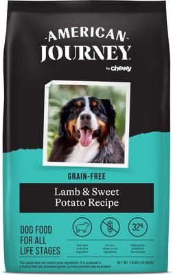 Bundle: American Journey Lamb Recipe Canned Food + Lamb & Sweet Potato Recipe Dry Dog Food