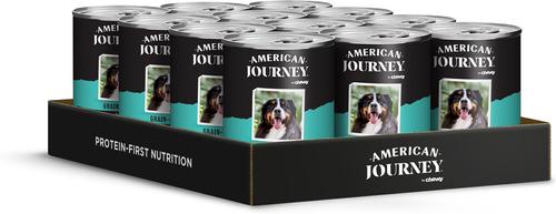 Bundle: American Journey Lamb Recipe Canned Food + Lamb & Sweet Potato Recipe Dry Dog Food