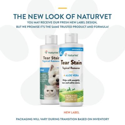 Tear Stain Remover Dog & Cat Liquid Topical Formula, 4-fl oz bottle