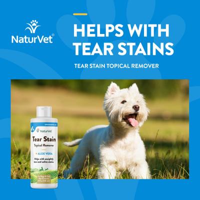 Tear Stain Remover Dog & Cat Liquid Topical Formula, 4-fl oz bottle