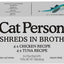 Cat Person by Weruva Shredded Chicken & Tuna in Broth Variety Pack Grain-Free Wet Cat Food, 2.75-oz cup, case of 8