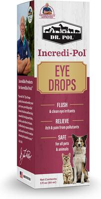 Incredi-Pol Eye Drops for Dogs, Cats, & All Pets, 3-fl oz bottle