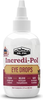 Incredi-Pol Eye Drops for Dogs, Cats, & All Pets, 3-fl oz bottle