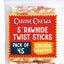5-inch Rawhide Twist Chicken Flavor Dental Dog Chews, 45 count