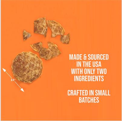 Barkin Burger Beef & Pumpkin Dog Treat, 4-oz bag