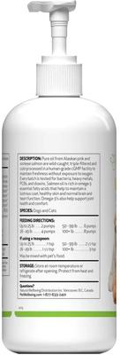 Wild Alaskan Salmon Oil Liquid Supplement for Dogs, 16-oz bottle